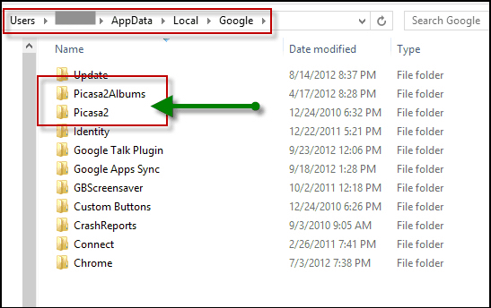 picasa-folder