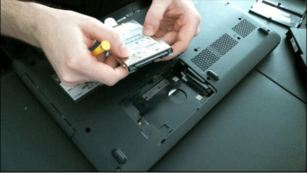 画像をハードドライブから取り出す