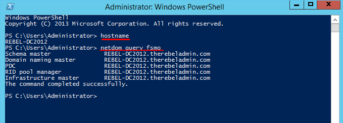 Active Directoryをバックアップし、別のサーバーに復元1