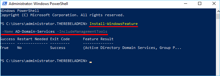 Active Directoryをバックアップし、別のサーバーに復元2