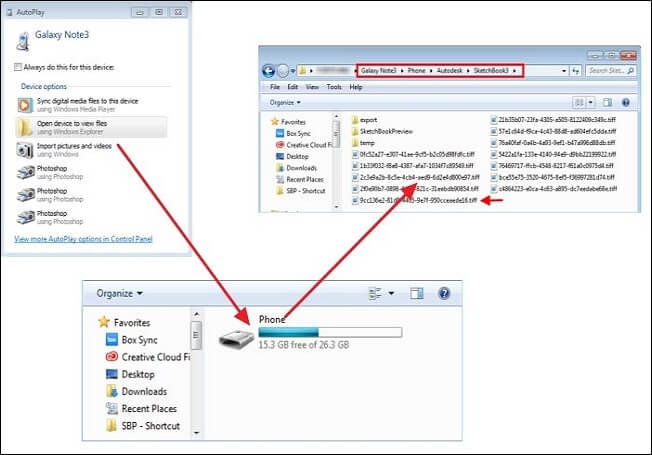 SketchBookを別のデバイスに転送する方法7