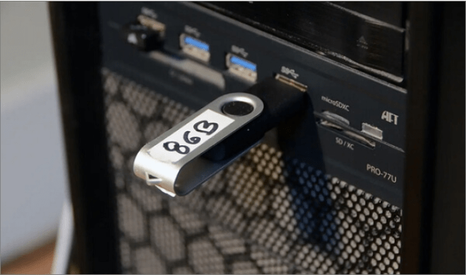 usbのストレージ確認