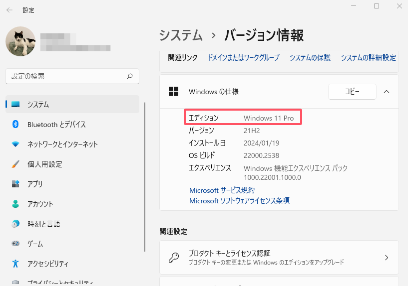 Windowsのエディション