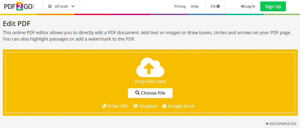 pdf2goで背景色を変更