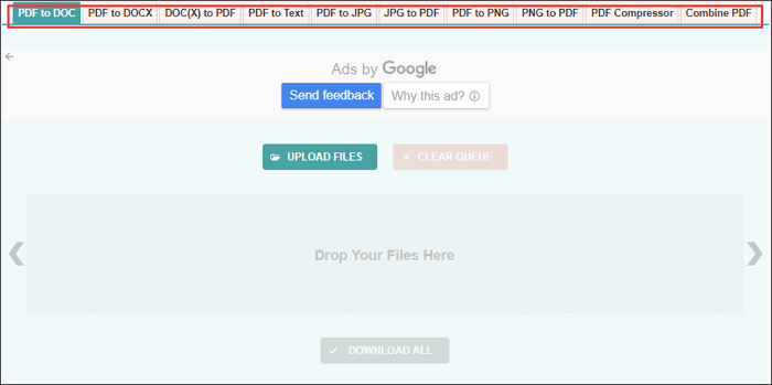 オンラインでPDFをワードに変換