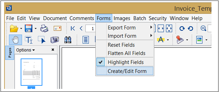 MacでPDFファイルにチェックボックスを追加する手順1