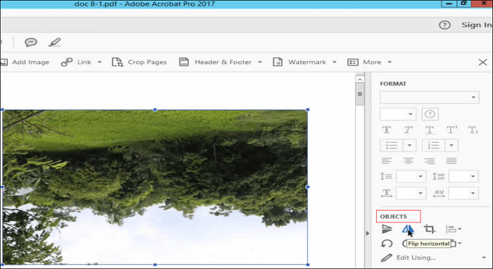 Mac向けAdobe AcrobatでPDFの写真を回転する