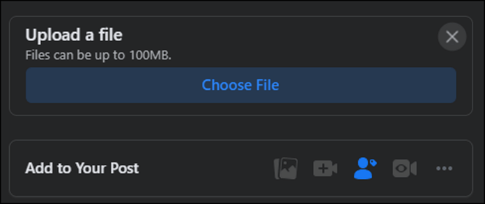FacebookグループへPDFを共有するステップ3