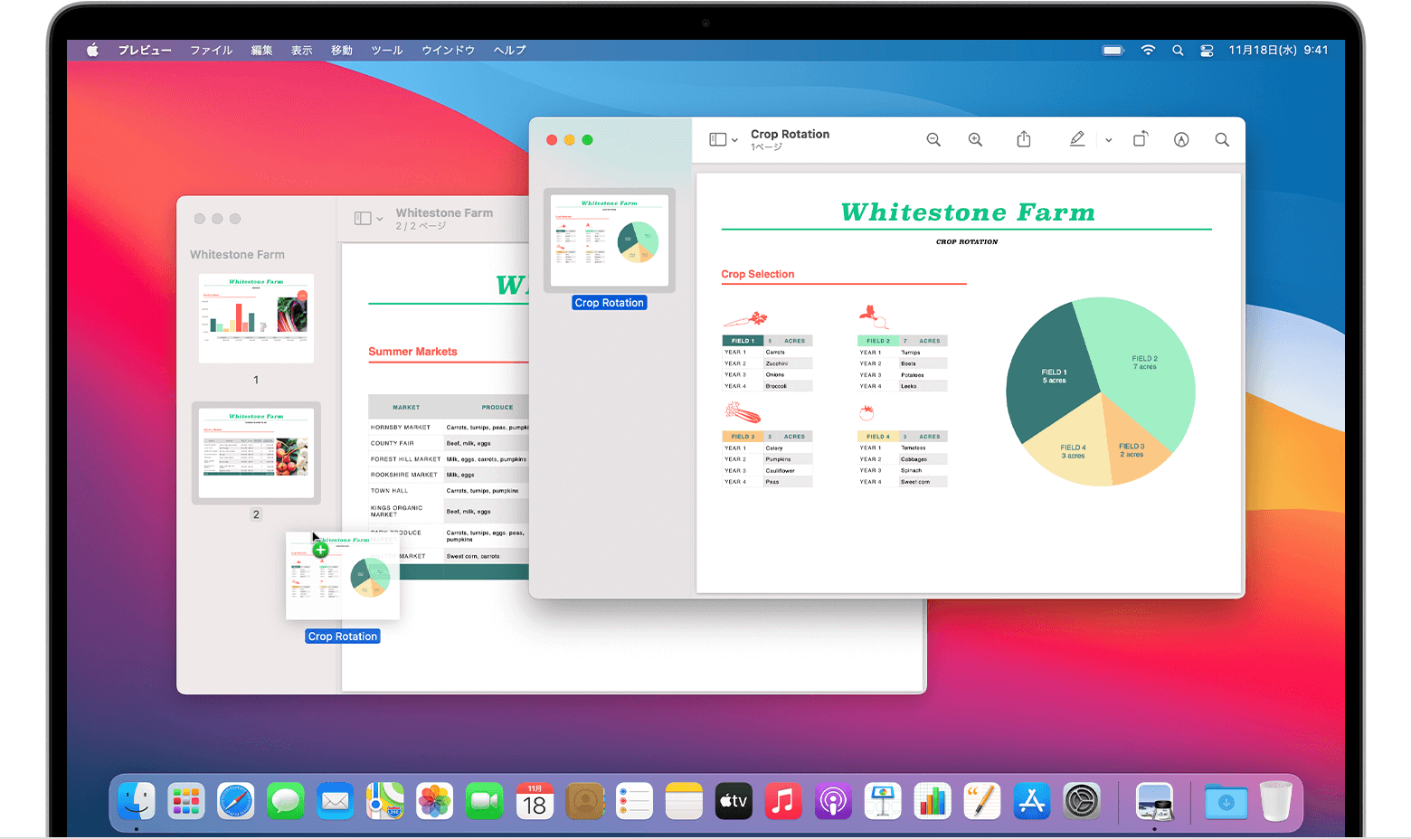 Macのプレビューアプリ
