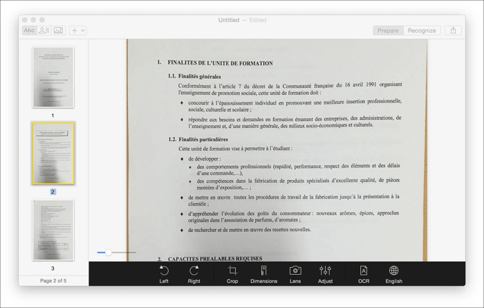 MacでスキャンしたPDFからテキストをコピーする方法2