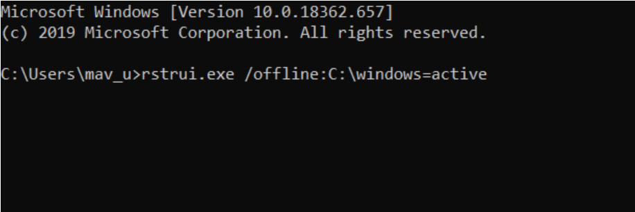 CMDで「システムの保護」を有効にする手順