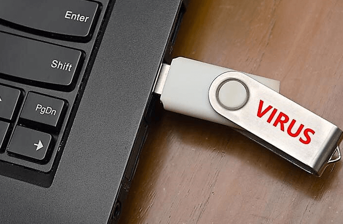 外付けドライブのウイルスを注意する