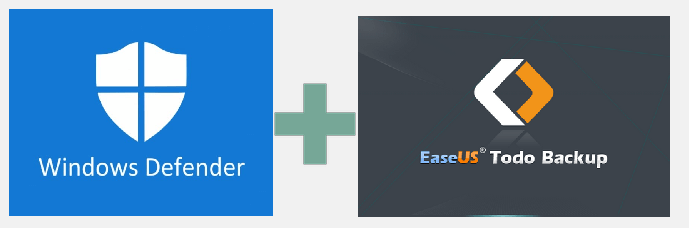 windows-defenderとeaseus-todo-backup