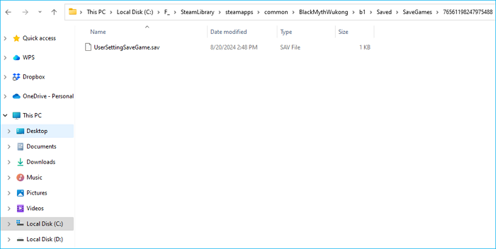 インストール場所