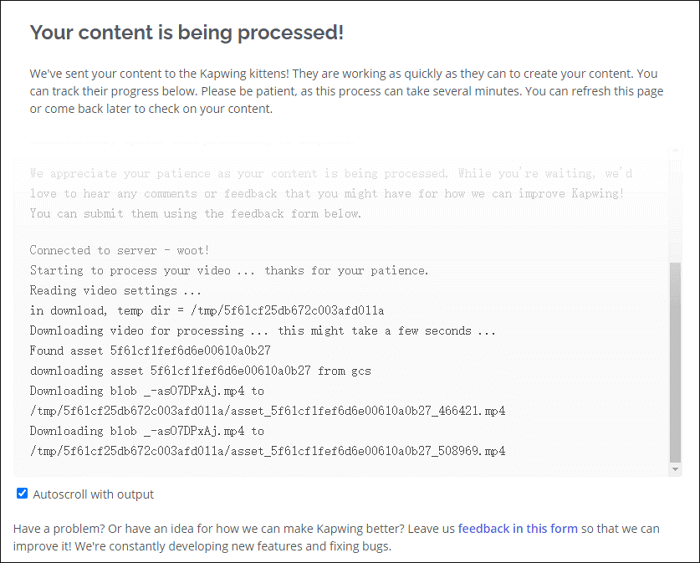 作ったコンテンツをダウンロード