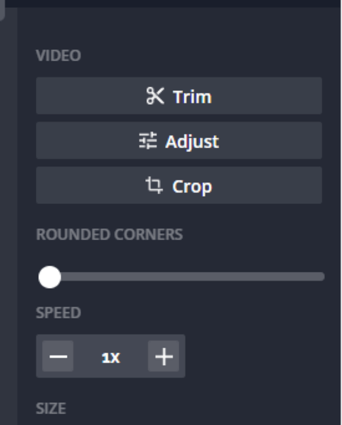 Kapwingでビデオスピードを設定する手順