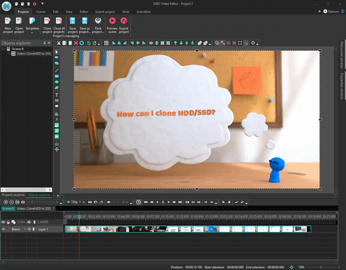 VSDC Free Video Editor