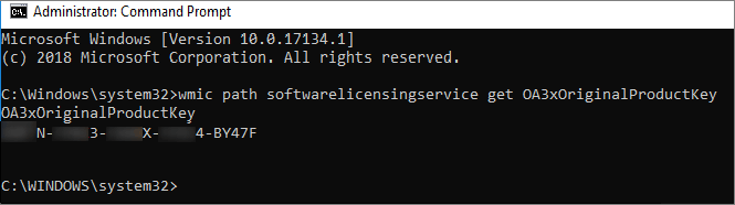 Windows 10のプロダクトキーを確認する方法