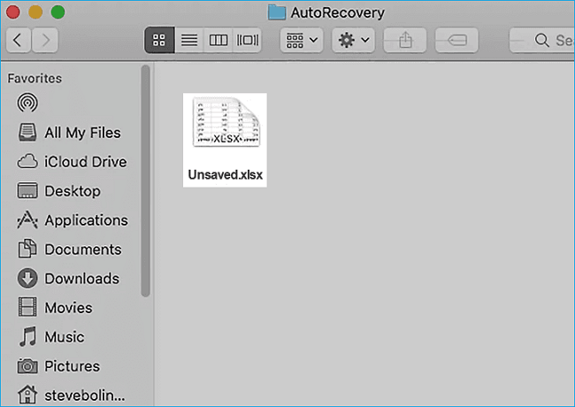 Macで未保存 又は完全削除のエクセルファイルを復元する方法
