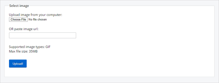 オンラインでgif写真を修復する