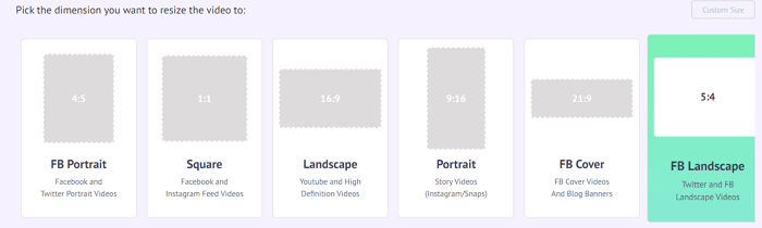 animakerで動画をリサイズするステップ1
