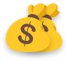 大きな現金報酬アイコン