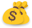大きな現金報酬アイコン